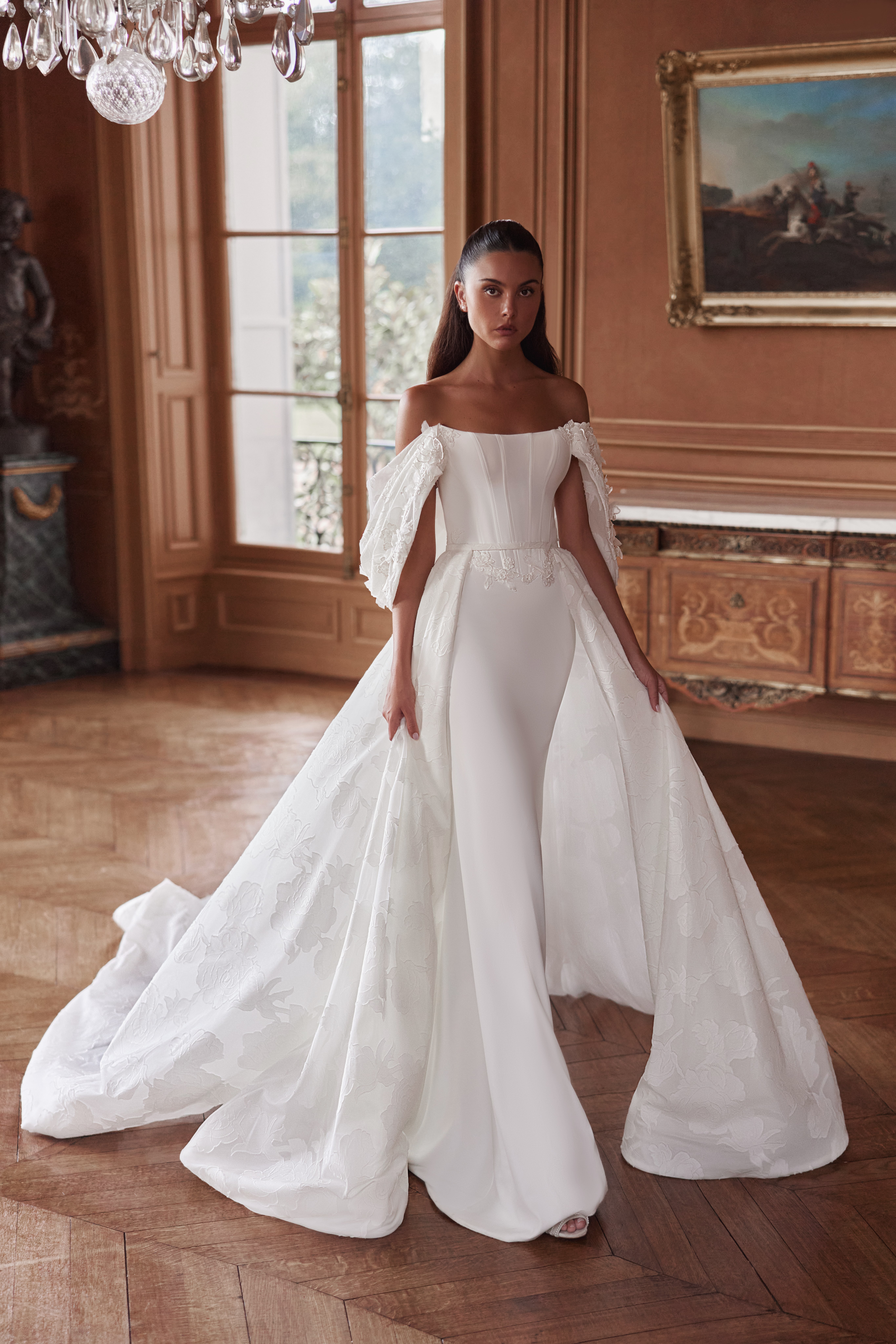 Detachable Skirt Wedding Dress