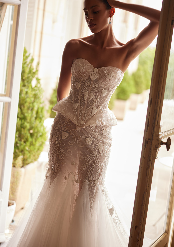 Detachable Skirt Wedding Dress | Wedding Dresses With Detachable Skirt by Yedyna Detachable Skirt Wedding Dress | Wedding Dresses With Detachable Skirt by Yedyna