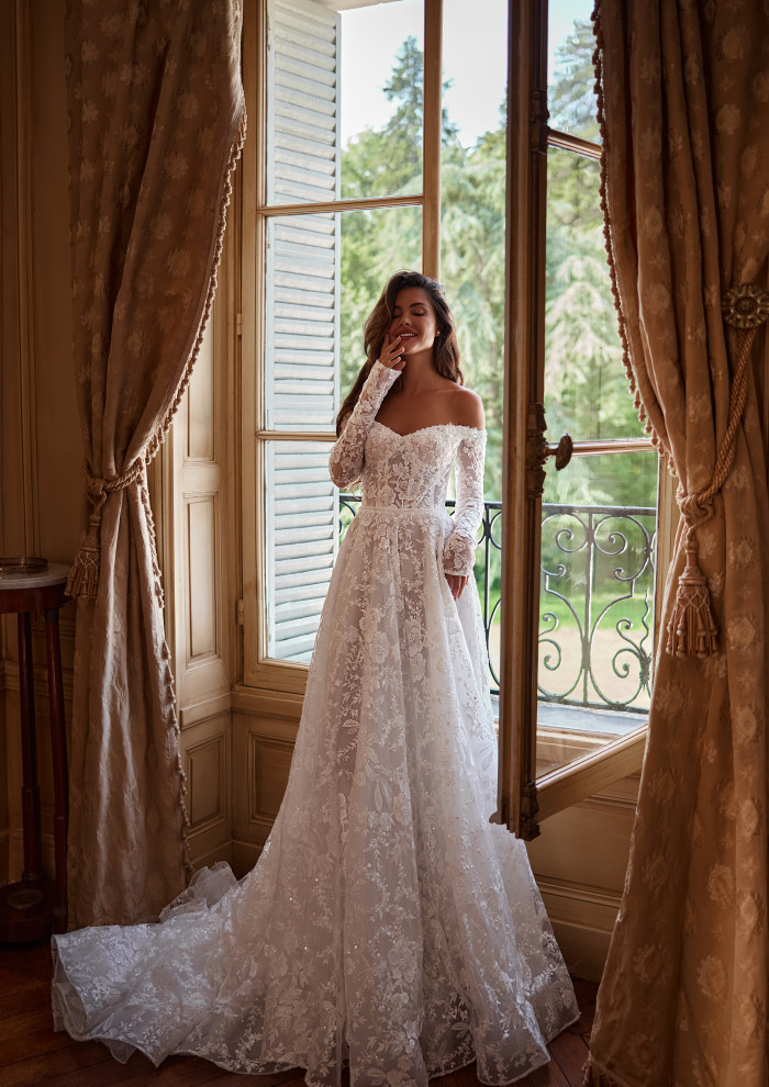 beaded wedding dresses ireland Heidi Beaded Custom Wedding Dress Brisbane by Euphorie Studios Atelier main image 1
