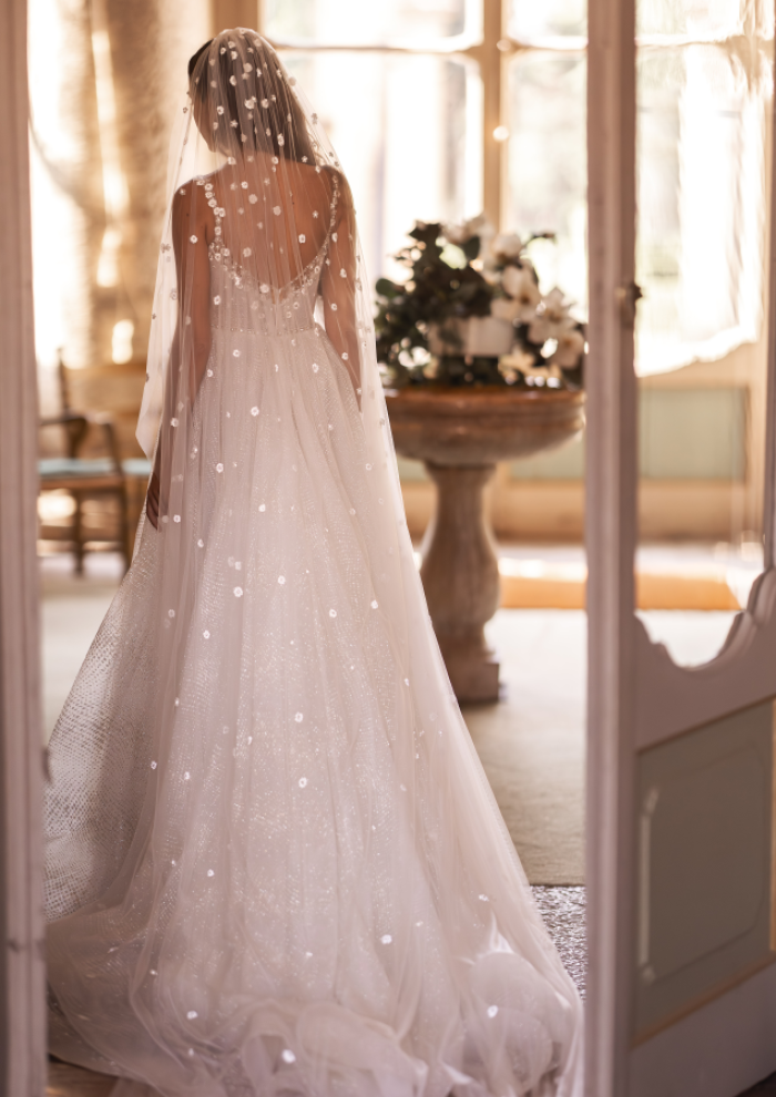 idelle v-neck organza back silk wedding dress Vintage-Inspired Silk Wedding Dress with Deep V-Neckline
