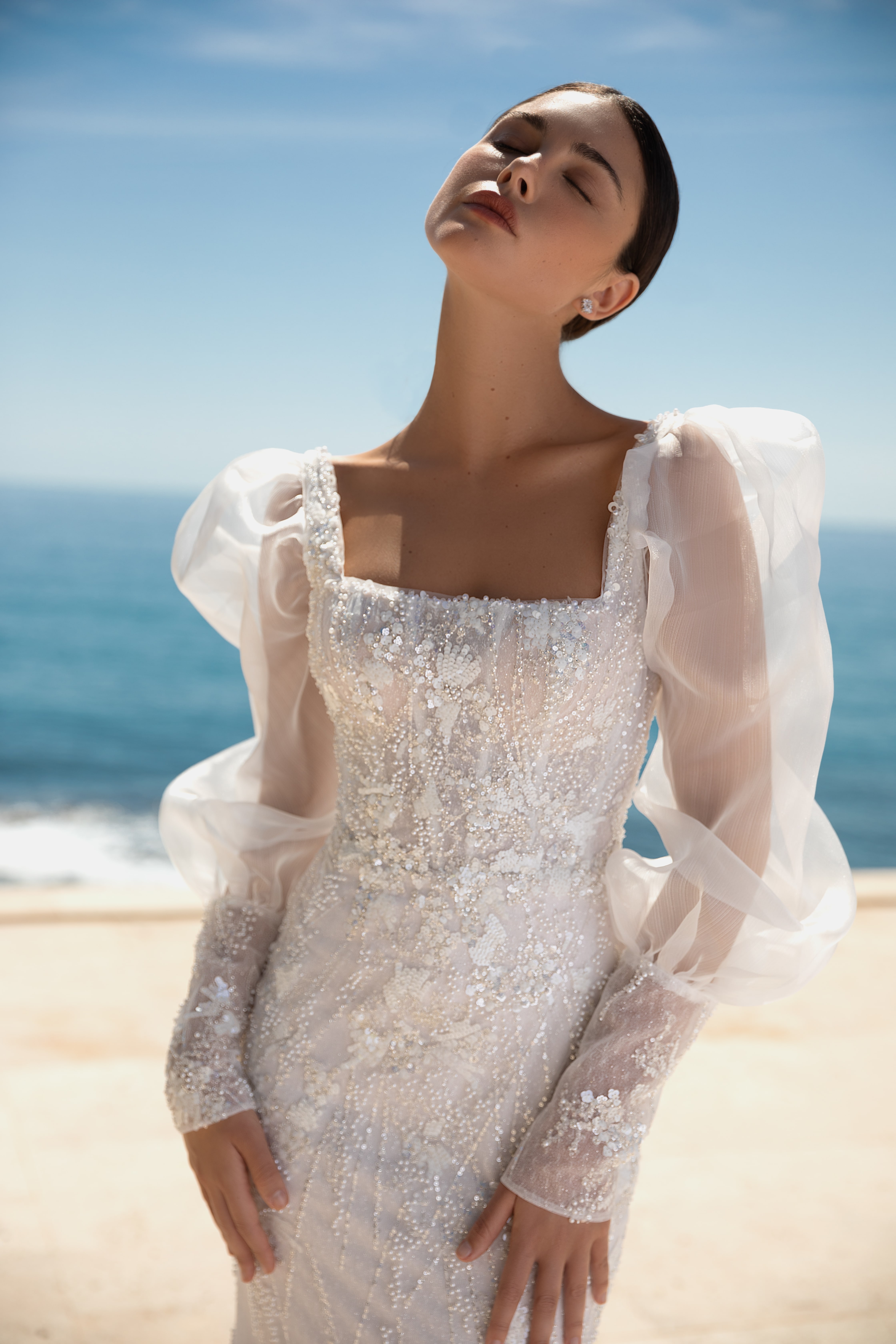 chinese dress ladies Margot Beaded Lace Wedding Dress main image 1
