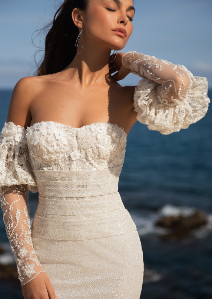 Sleeves Electra Sleeves - YD18275SL | Yedyna Wedding Studios